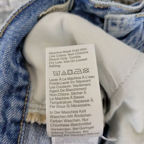 Madewell Jeans Womens 28 Blue The Perfect Vintage Jean Straight Leg High Rise - Picture 12 of 16